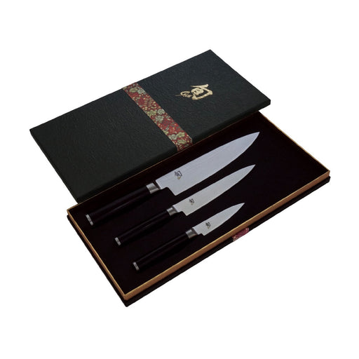 Shun Classic 3pc Knife Set Boxed