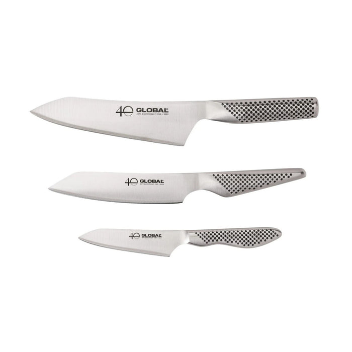 Global 40th Anniversary 3 Piece Knife Set