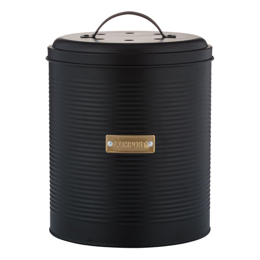 Typhoon Living Compost Caddy 2.5lt - Black