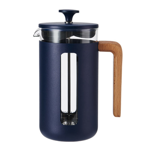 La Cafetiere Pisa Wood Handle 8 Cup - Navy