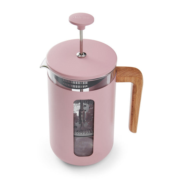 La Cafetiere Pisa Wood Handle 8 Cup - Pink