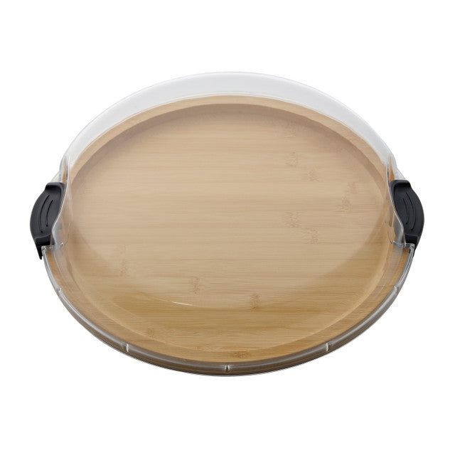 Farberware Build a Board Bamboo Round Snack Serving Board, 35.5CM