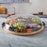 Farberware Build a Board Bamboo Round Snack Serving Board, 35.5CM