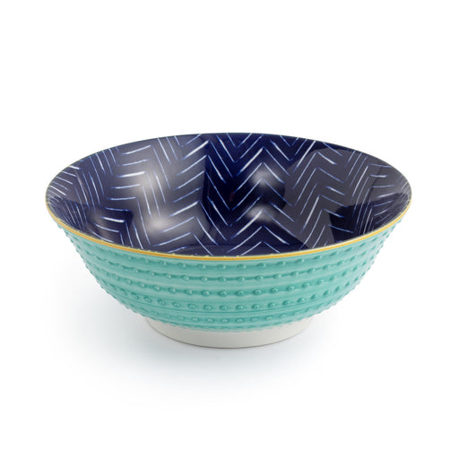 Mikasa Ramen Bowl 21cm - Indigo Chevron