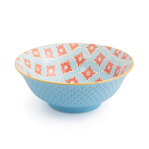 Mikasa Ramen Bowl 21cm - Blue Mosaic