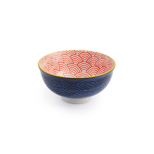 Mikasa Nibble Bowl 12cm - Blue Red Arc