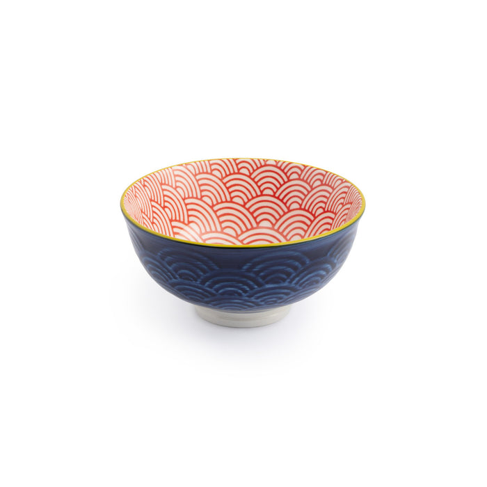 Mikasa Nibble Bowl 12cm - Blue Red Arc