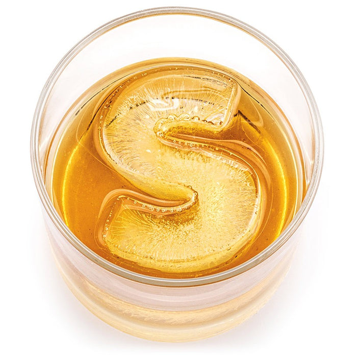 Drinks Plinks Silicone Ice Tray - Letter S is for Scotch - Kitchen Antics