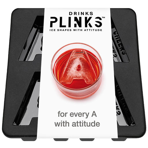 Drinks Plinks Silicone Ice Tray - Letter A - Kitchen Antics