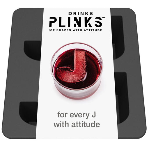 Drinks Plinks Silicone Ice Tray - Letter J - Kitchen Antics