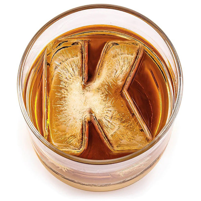 Drinks Plinks Silicone Ice Tray - Letter K - Kitchen Antics