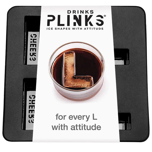 Drinks Plinks Silicone Ice Tray - Letter L - Kitchen Antics