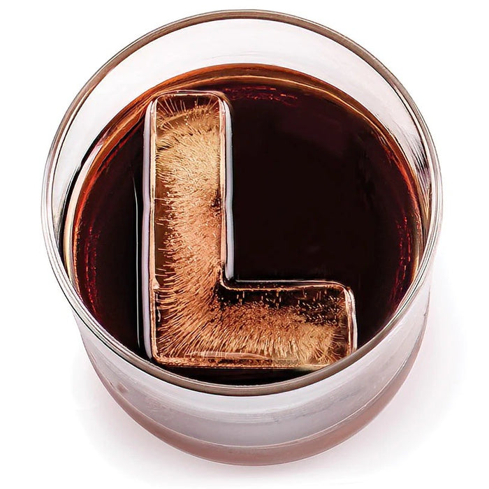 Drinks Plinks Silicone Ice Tray - Letter L - Kitchen Antics