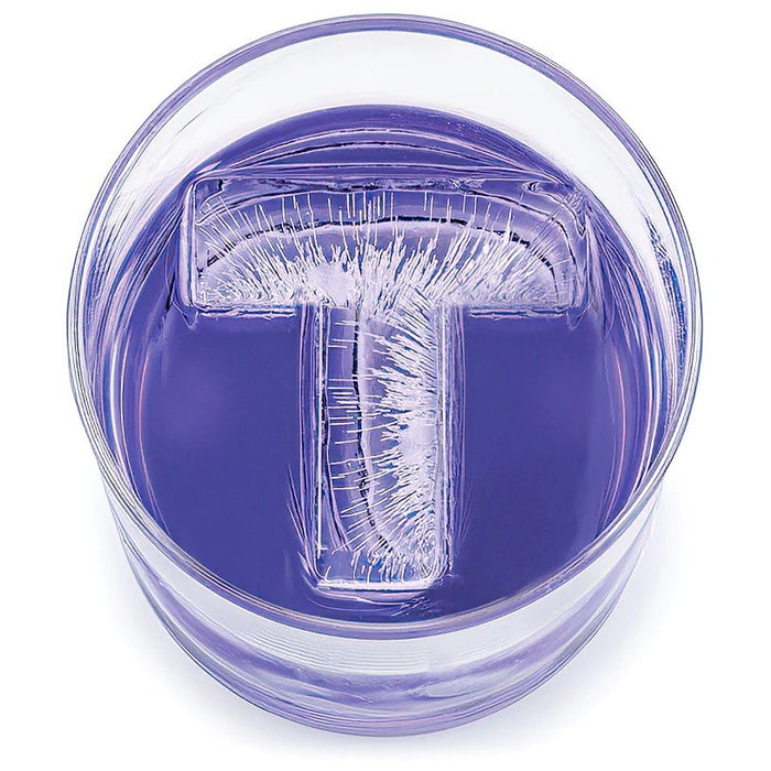 Drinks Plinks Silicone Ice Tray - Letter T - Kitchen Antics