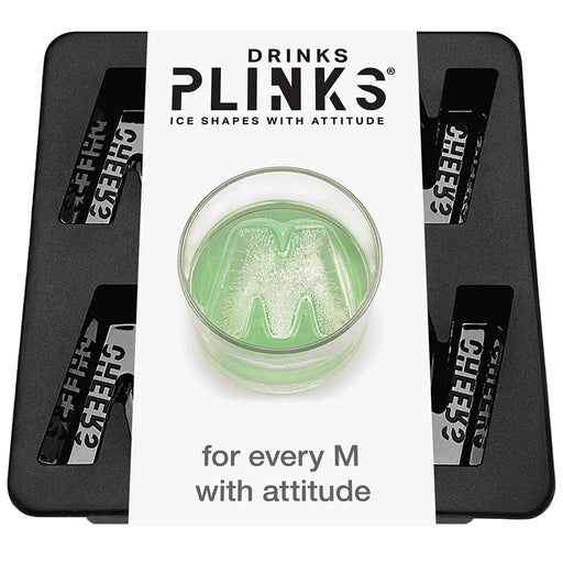 Drinks Plinks Silicone Ice Tray - Letter M - Kitchen Antics