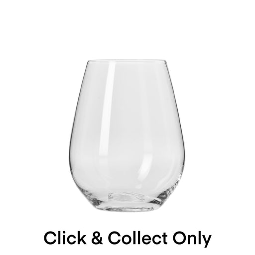 Krosno Harmony Stemless Wine Glass 400ML 6pc Gift Boxed