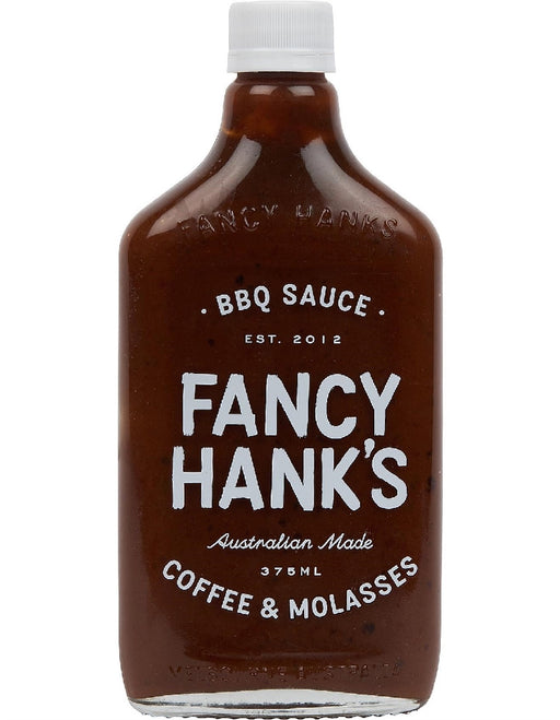Fancy Hank's BBQ Sauce Coffee & Molasses 375g - Kitchen Antics
