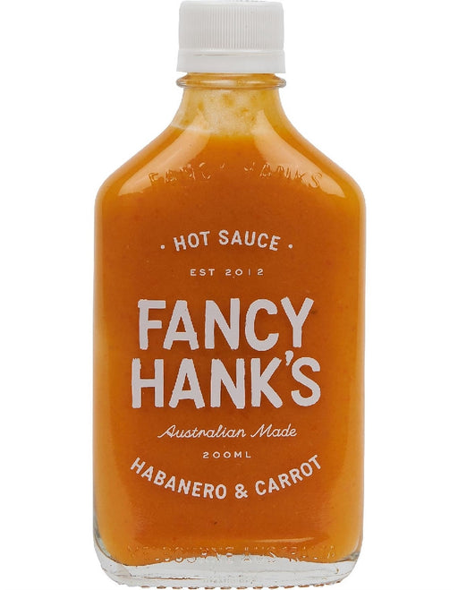 Fancy Hank's Hot Sauce Habanero & Carrot 200ml - Kitchen Antics