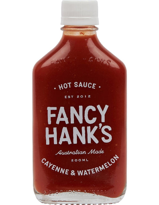 Fancy Hank's Hot Sauce Cayenne & Watermelon 200ml - Kitchen Antics