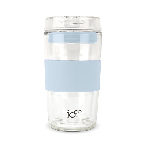 Ioco Glass Travel Mug 12oz - Eucalyptus