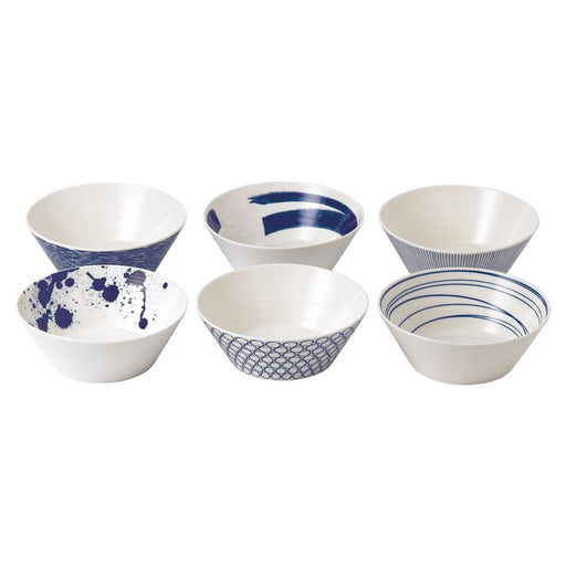 Royal Doulton Pacific Bowls Noodle 21cm Set of 6 - Blue