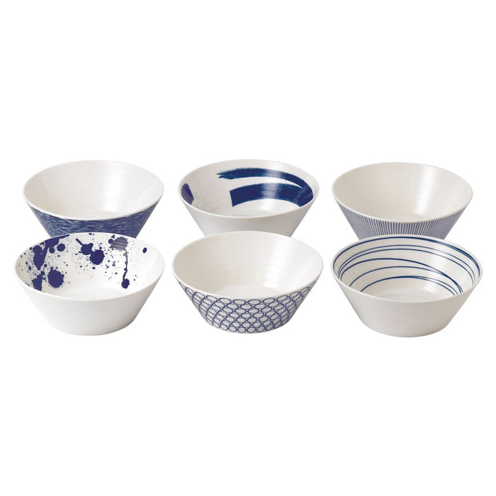 Royal Doulton Pacific Bowls Noodle 21cm Set of 6 - Blue