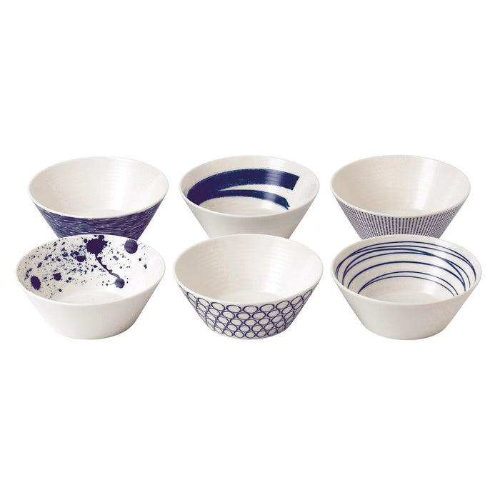 Royal Doulton Pacific Bowls 16cm Set of 6 - Blue