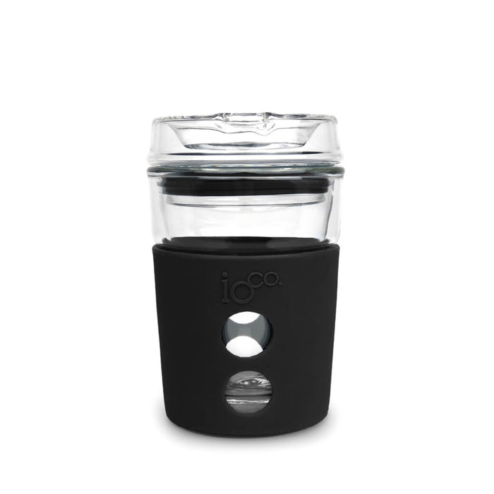 Ioco Glass Travel Mug 8oz - Black