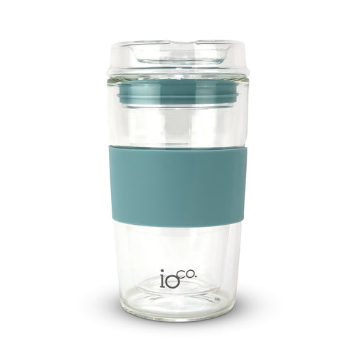 Ioco Glass Travel Mug 12oz - Ocean Blue