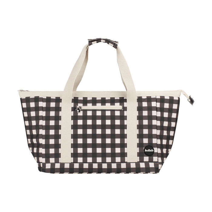 Kollab Insulated Tote Bag - Black Check