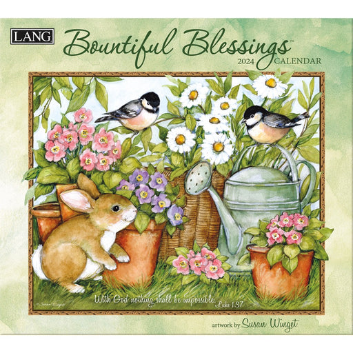 2024 Lang Calendar Bountiful Blessings by Susan Winget - Scripture