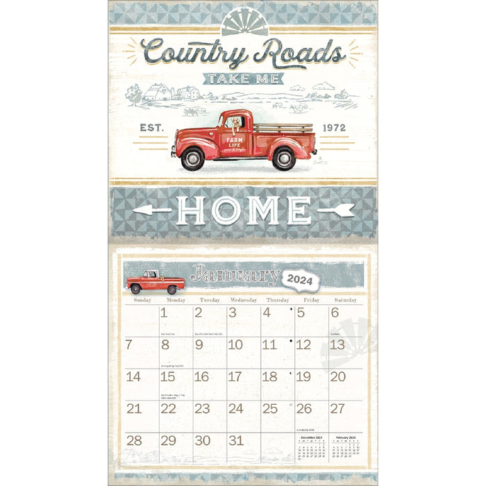 2024 Lang Calendar Farmhouse by Chad Barrett - Kitchen Antics
