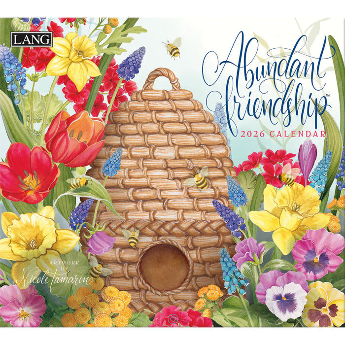 2026 Lang Calendar Abundant Friendship By Nicole Tamarin