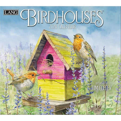2026 Lang Calendar Birdhouses by Tim Coffey