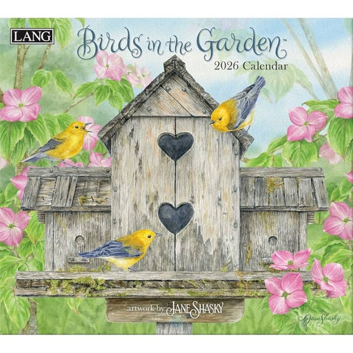 2026 Lang Calendar Birds in the Garden by Jane Shasky
