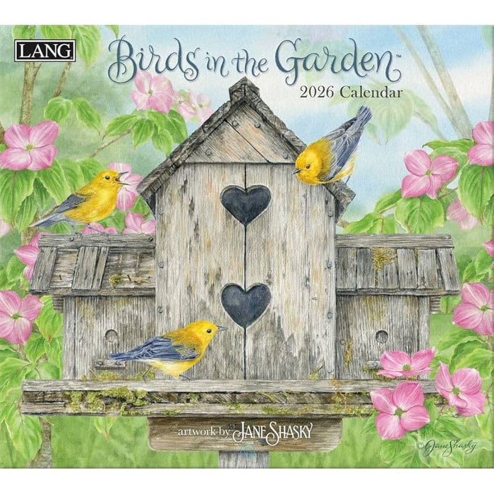 2026 Lang Calendar Birds in the Garden by Jane Shasky