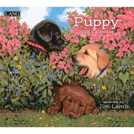 2026 Lang Calendar Puppy by Jim Lamb