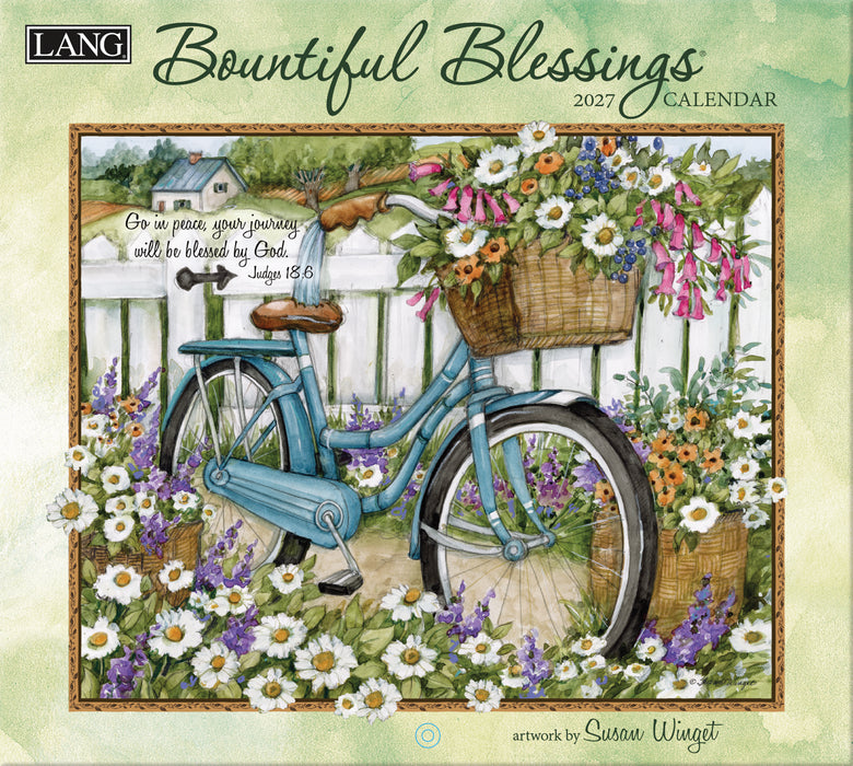 2027 Lang Calendar Bountiful Blessings by Susan Winget - Scripture