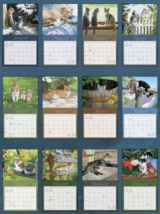 2027 Lang Calendar Love of Cats by Persis Clayton Weirs