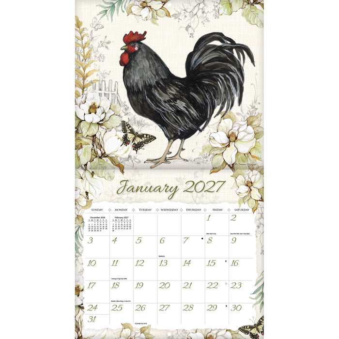 2027 Lang Calendar Proud Rooster by Susan Winget