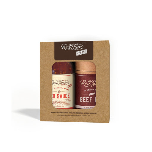 Red Gum BBQ Gift Pack Small - Red Sauce + Beef Rub 370g