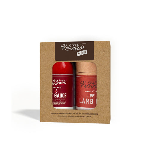 Red Gum BBQ Gift Pack Small - Hot Sauce + Lamb Rub 350g