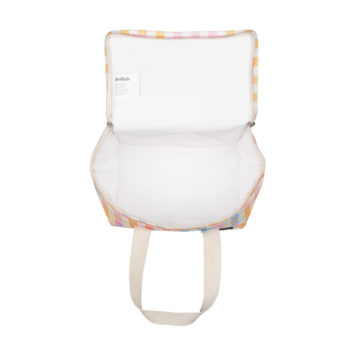 Kollab Lunch Box Insulated - Rainbow Check