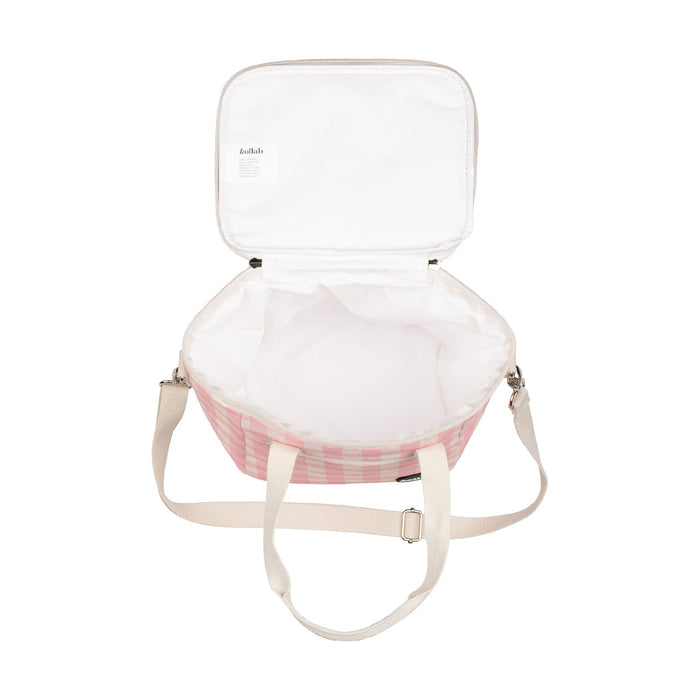 Kollab Mini Cooler - Candy Pink Check