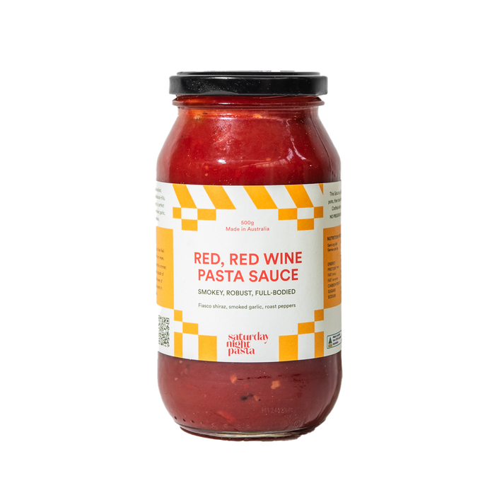 Saturday Night Pasta Sauce 500g - Red, Red Wine