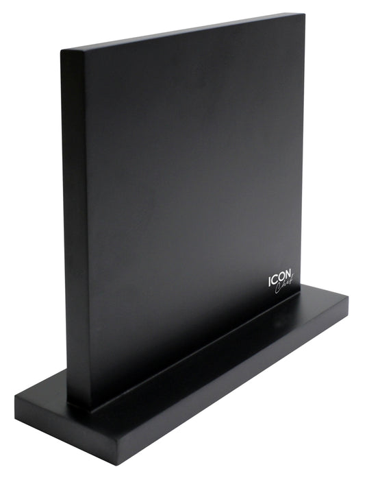 Icon Chef Magnetic Knife Stand Duo - Black