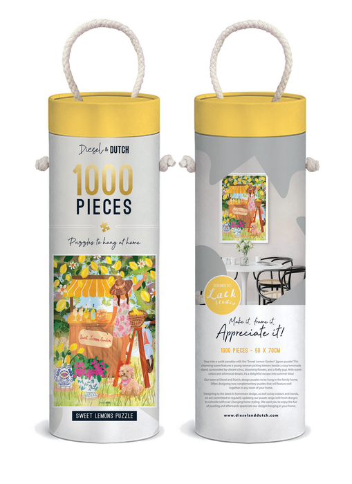 D&D Wall Puzzle 1000pc - Sweet Lemons
