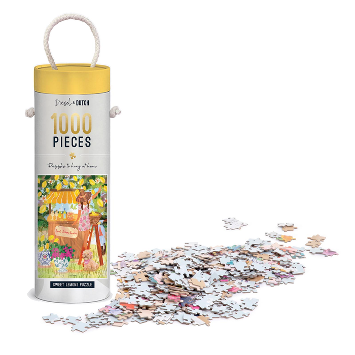 D&D Wall Puzzle 1000pc - Sweet Lemons