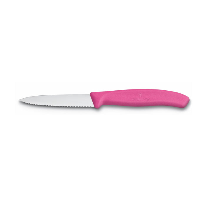 Victorinox Paring Knife 8cm Serrated - Pink