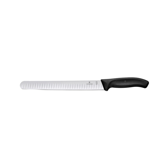Victorinox Slicing Knife Fluted Edge 25cm - Black